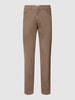 Brax Hose mit Label-Patch Modell 'Cadiz' Beige