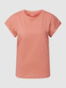 Jake*s Casual T-shirt met ronde hals Zalm