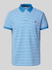 Polo Ralph Lauren Poloshirt mit Label-Stitching Royal