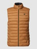 Blend Bodywarmer met labeldetail, model 'Romsey' Cognac