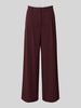 Christian Berg Woman Stoffhose mit französischen Eingrifftaschen Dunkelrot