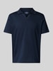 MCNEAL Poloshirt mit V-Ausschnitt Dunkelblau