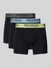 MCNEAL Trunks mit elastischem Label-Bund im 3er-Pack Black