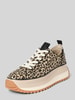 Tamaris Low Top Sneaker mit Plateau-Sohle Beige