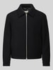 Selected Blouson aus Woll-Mix mit Zweiwege Reißverschluss Black