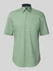 BOSS Regular fit zakelijk overhemd met 1/2-mouwen, model 'Joe' Groen
