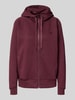 G-Star Raw Regular fit sweatjack met logoprint, model 'Premium' Bordeaux