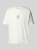 ARMANI EXCHANGE T-Shirt mit Label-Print Weiss