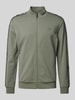 Guess Activewear Sweatjacke mit Label-Detail Modell 'ARLO' Oliv