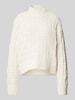 Vero Moda Pullover mit Stehkragen Modell 'ISA' Ecru