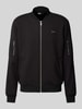 Karl Lagerfeld Sweatjacke mit Stehkragen Black