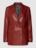 HUGO Blazer met labeldetails, model 'Avaresa' Roestrood