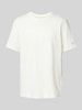 CHAMPION T-Shirt mit Label-Stitching Offwhite