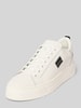 Antony Morato Sneaker aus Leder mit Label-Patch Modell 'METAL BOLD ANIMAL' Weiss