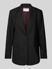 Jake*s Collection Relaxed Fit Blazer mit Knopfleiste Black