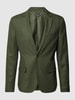 Antony Morato Slim fit 2-knoops colbert van een mix van linnen en viscose met klepzakken Olijfgroen