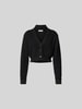 Victoria Beckham Strickjacke aus Schurwoll-Mix BLACK