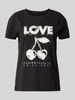 Zadig & Voltaire T-Shirt mit Strasssteinbesatz Modell 'WALK' Black