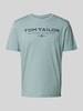 Tom Tailor T-shirt o kroju regular fit z czystej bawełny Miętowy