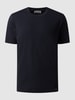 Hanro T-shirt van single-jersey Zwart