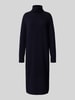 Gant Gebreid jurk met kasjmier en col Marineblauw