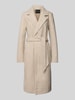Vero Moda Regular Fit Mantel mit Bindegürtel Modell 'FORTUNEAYA' Offwhite Melange