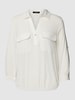 More & More Blouseshirt met platte kraag Offwhite