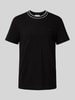 Lacoste T-Shirt mit Label-Stitching Black