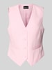Pieces Regular fit gilet met 4-knoopssluiting, model 'BOZZY' Oudroze gemêleerd