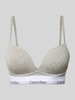 Calvin Klein Underwear Push-up-BH mit Label-Bund Hellgrau