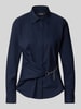 Lauren Ralph Lauren Regular Fit Hemdbluse mit Ketten-Detail Modell 'Coniah' Marine