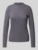 Christian Berg Woman Longsleeve mit Turtleneck Mittelgrau