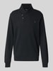 Polo Ralph Lauren Shirt met lange mouwen en opstaande kraag Zwart