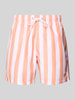 Shiwi Regular fit zwembroek met labelpatch Oranje