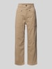 MAC Stoffen broek met 5-pocketmodel Beige