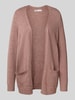 Only Regular Fit Cardigan aus Viskose-Mix Modell 'LESLY' Mauve