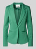 ICHI Slim fit blazer met reverskraag, model 'KATE' Groen