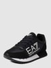 EA7 Emporio Armani Sneakers met labelprints Zwart