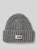 Drykorn Beanie mit Alpaka-Anteil Modell 'EANI' Hellgrau