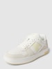 Calvin Klein Jeans Sneakers van leer met labeldetail Wit