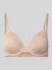 Calvin Klein Underwear Regular Fit BH mit Spitzenbesatz Modell 'Cove' Beige