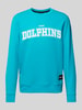 BOSS Orange Sweatshirt mit Label-Patch Modell 'NFL' Aqua