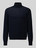 Jake*s Studio Men Regular Fit Rollkragenpullover aus reiner Wolle Marine