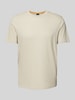 BOSS Orange T-Shirt mit Label-Print Modell 'Tegood' Beige