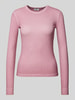 Jake*s Casual Longsleeve mit Strukturmuster Rose