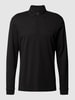 BOSS Poloshirt mit Label-Schriftzug Black