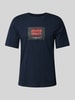 Jack & Jones T-Shirt mit Label-Print Modell 'HUDSON' Marine