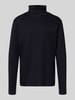 HECHTER PARIS Sweatshirt met col en logoprint Marineblauw