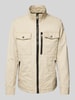 Tom Tailor Regular Fit Feldjacke aus reiner Baumwolle mit aufgesetzten Brusttaschen Sand