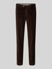 Hiltl Corduroy broek met achterzakken, model 'PARMA' Donkerbruin
